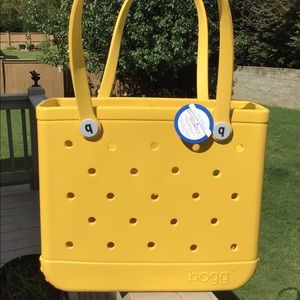 Yellow Baby Bogg Bag & Monogram custom 4U NWT